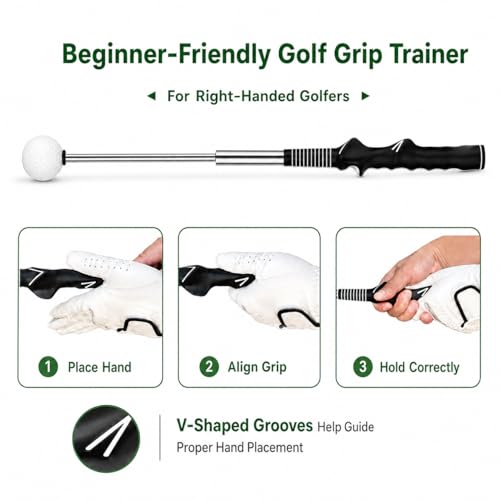 FODESAN Retractable Golf Swing Trainer
