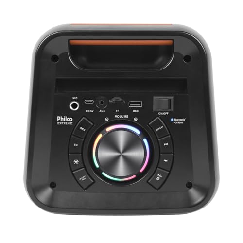 Caixa de Som Amplificada Philco 350W PCX4501 Flash Lights glide