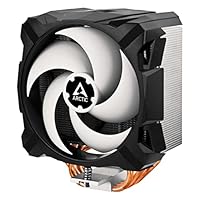 ARCTIC Freezer A35 - Single-Tower-CPU-Kühler für AMD, druckoptimierter 120 mm P-Lüfter, 0-1800 RPM, Semi-Passiv, 4 Heatpipes, inkl. MX-5 Wärmeleitpaste - Schwarz