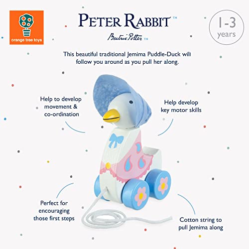 Orange Tree Toys Jemima Puddle-Duck Pull Along #TOP2