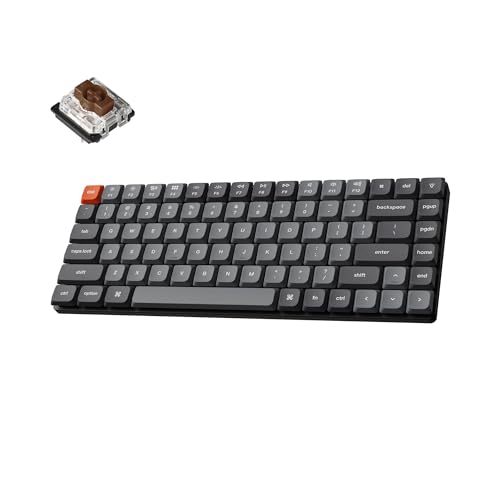 Image of Keychron K3 Max Low-Profile Wireless Mechanical Keyboard, 75% Layout 2.4 GHz Bluetooth QMK /VIA White Backlight Ultra-Slim with Gateron Brown Switch Compatible with Mac Windows Linux