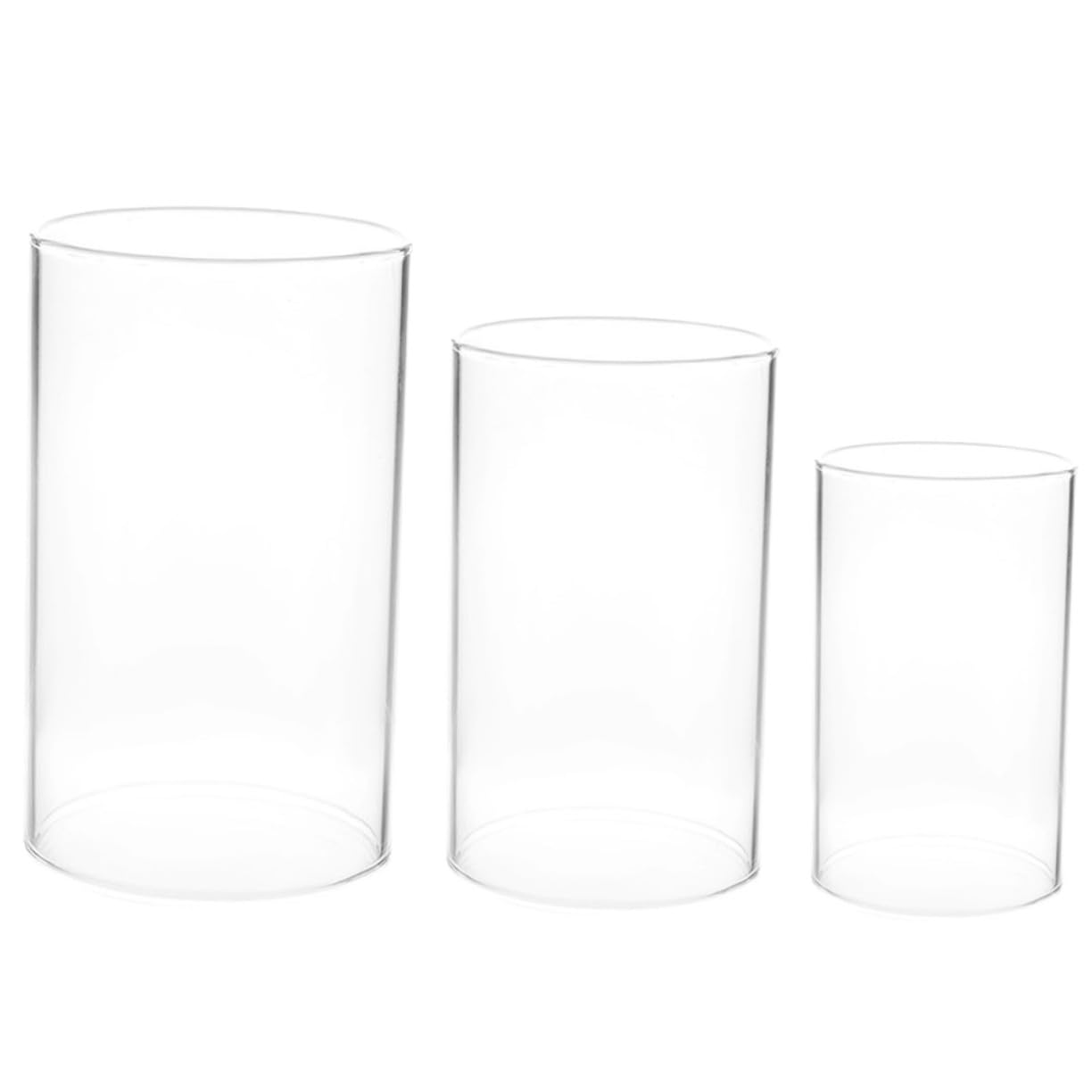 Abat-jour verre borosilicate de haute qualité résistant pour décor de table raffiné