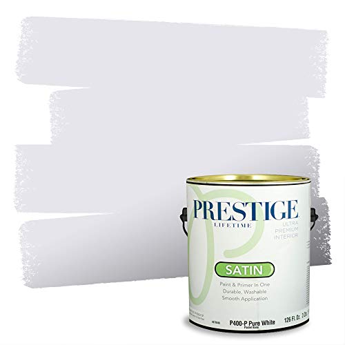 PRESTIGE Interior Paint and Primer in One, Quiet Lilac, Satin, 1 Gallon