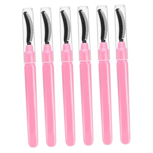 FRCOLOR Professional Makeup Brushes Set Mascara Wands 6pcs Eyelash Brush for Safe and Comfortable Applicati