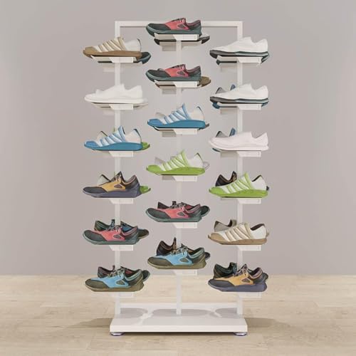 Étagère à chaussures en métal créatif et moderne, mobilier d'exposition haut de gamme