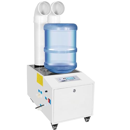 Image of Ultrasonic Industrial Agricultural Humidifer 21L/H (5.55Gal/H) Stainless Steel Smart Commercial Humidifier Large Volume Automatic Mist Cooling Sprayer Airflow for Warehouse Greenhouse Garden