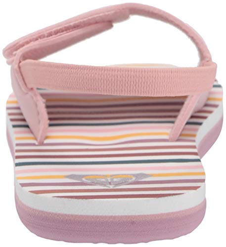 Image of Roxy Girl's TW Finn Sling Back Flip Flop Sandal Sandal, NAVY DREAM, 7 M M US Toddler