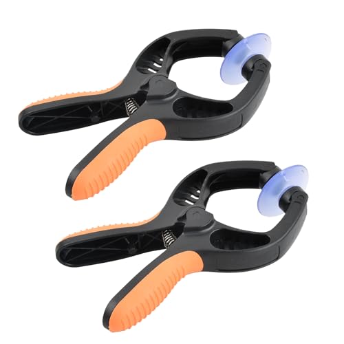 【Riparazione senza Sforzo dello Schermo】: Smartphone, tablet e laptop aperti in modo sicuro con le nostre pinze di apertura dello schermo avanzate. Con tappeti di aspirazione in PVC potenti da 4 cm, afferra saldamente il tuo dispositivo senza causare danni, facendo accessibili riparazioni a livello professionale a chiunque.