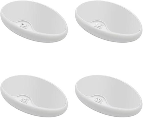 Miniatura 9 de Dream lighting Luz de techo LED de 12 V, iluminación interior para remolque, cámper con interruptor, blanco frío, 5500 K, 390 lúmenes