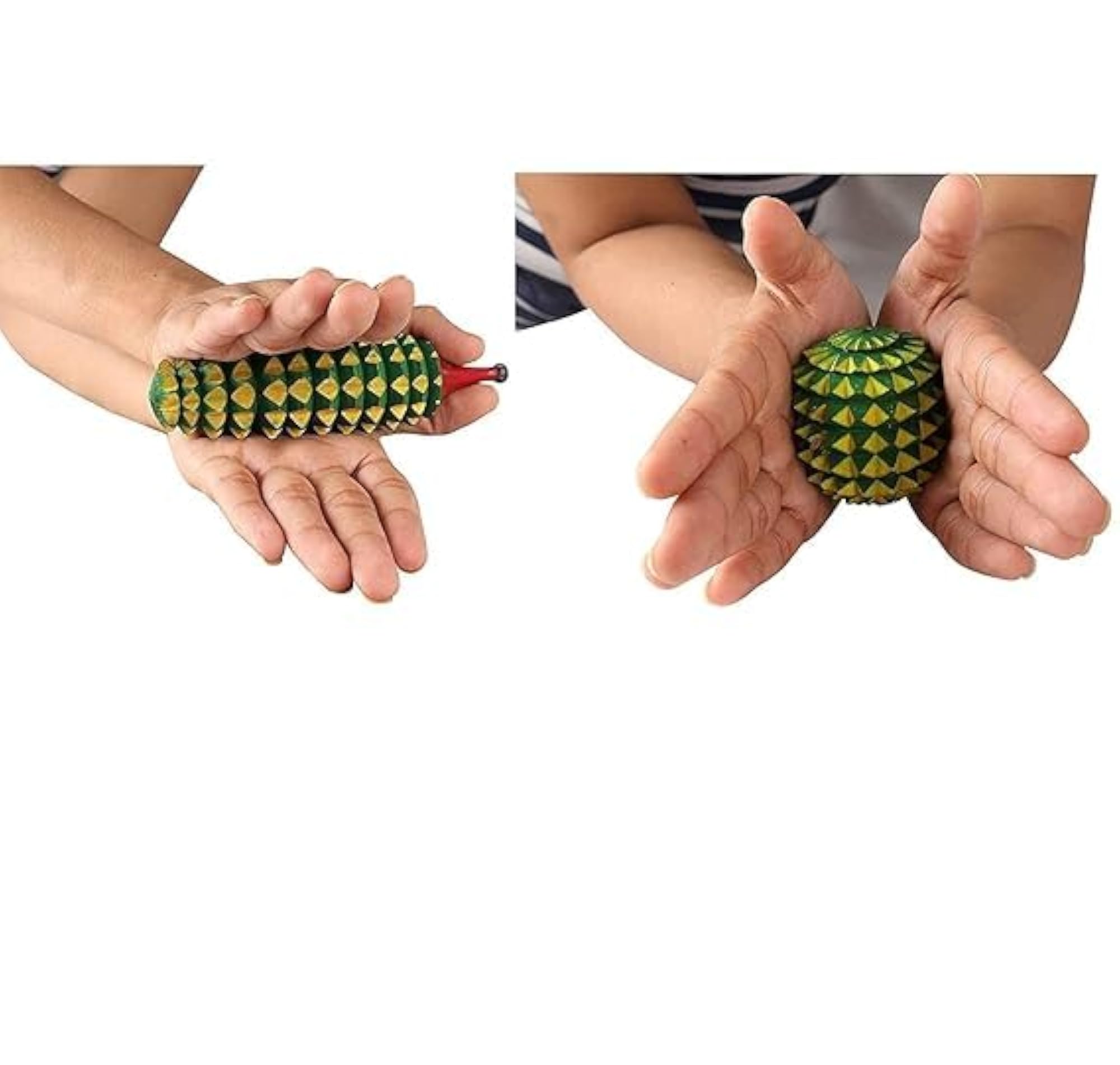 Acupressure Hand Massager Set with Karela and Ball, 2 Pieces