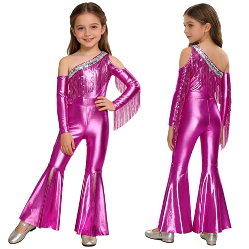 Disfraz completo para niñas de 8 años color Hot Pink miniatura 5