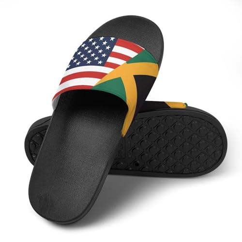 Flag of U.S. Jamaica Flag House Sandals Non-Slip Bathroom Slippers Beach Summer Shoes for Men Women4