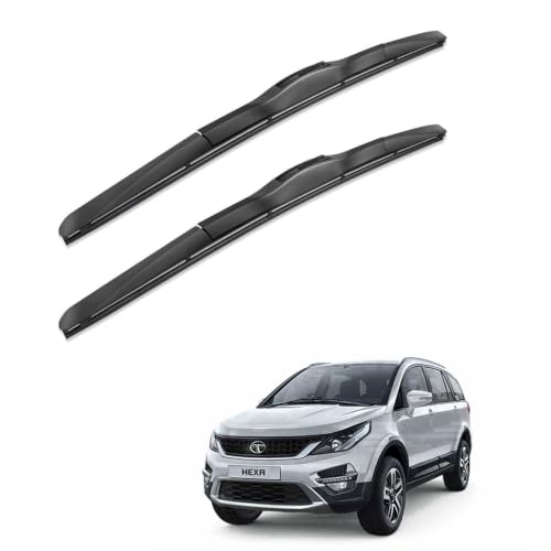 Image of Oshotto Frameless (O.E.M Type) Wiper Blades Compatible with Tata Hexa (26 inch / 26 inch)