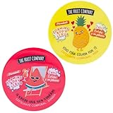 The Fruit Company Exfoliante Corporal 2 en 1 Pack 2 x 400 g – Aromas Frutales (Melón, Piña, Sandía o Fresa) – Exfolia, Renueva y Suaviza la Piel – Textura Gel Cremosa (SANDÍA Y PIÑA)