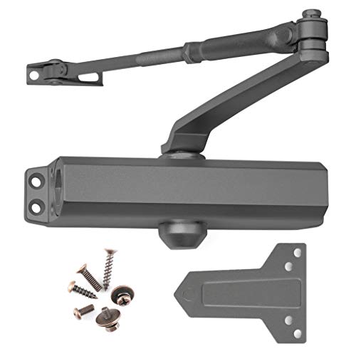 Door Closer for Residential and Light Commercial Door Use Dark Bronze Finish Backcheck LH534 3 Hour Fire Rated ANSI BHMA Certified #4 Power Size Door Closer for Garage to House Door - Thumbnail 3