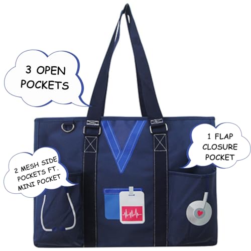 Image of NGIL Sport Themed Prints Large Travel Caddy Organizer Tote Bag