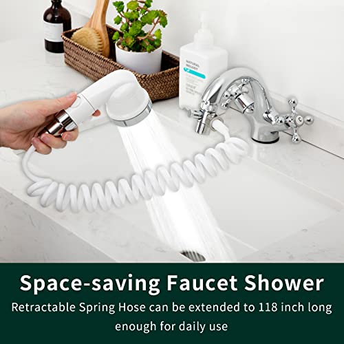 ZCONIEY-Sink-Faucet-Sprayer-Attachment-Shower-Head-Attaches-to-Tub-Faucet-Dog-Bathing-Hose-Shower-Set-for-Laundry-Bathroom-Kitchen ZCONIEY Sink Faucet Sprayer Attachment Shower Head Attaches to Tub Faucet Dog Bathing Hose Shower Set for Laundry Bathroom Kitchen