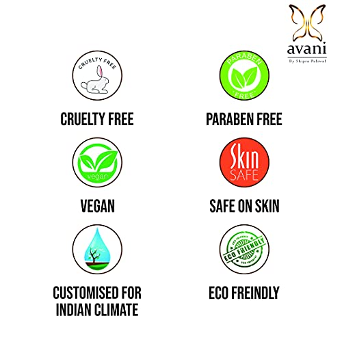 Image of Avani After Shave Balm For Men - 50G | With Cocoa & Shea Butter /Essential Oils | Extra Moisturizing, Soothing & Refreshing After Shave | Eliminates Redness & Burning Sensation