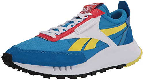 Reebok unisex-adult Classic Legacy Sneaker dynamic blue/horizon blue/instinct red 10 medium US