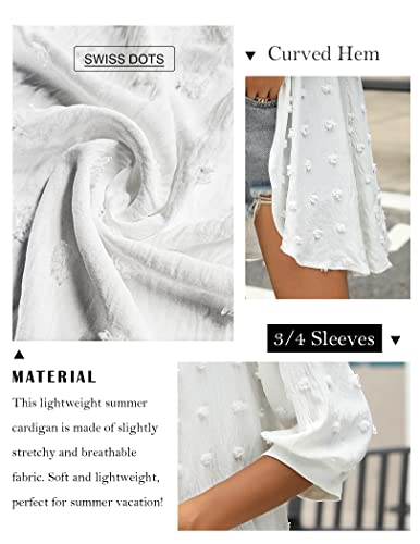 Image of Yekaty Kimonos for Women Lightweight Summer Cardigan Loose Beach Cover Up