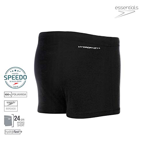 Speedo Hidroshort Hydrofast Plus, Sunga Masculino, Preto (Black), 80