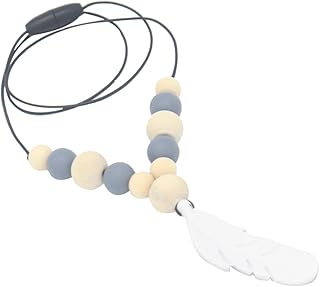 RORPOIR Brinquedos De Mastigar Para Bebês Brinquedos De Mastigar Para Bebês Brinquedo De Mastigar Para Bebês Colar De Mordedor De Bebê Sem Metal Colar De Dentição Colar De Bebê Colar De