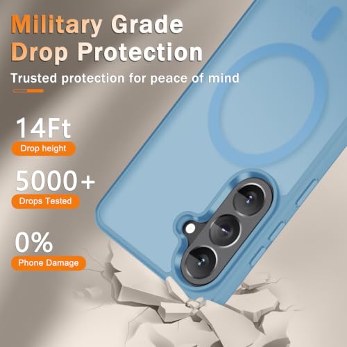 Image of for Samsung Galaxy S26 FE Case, Matte Magnetic Phone Cover, Lavender Purple