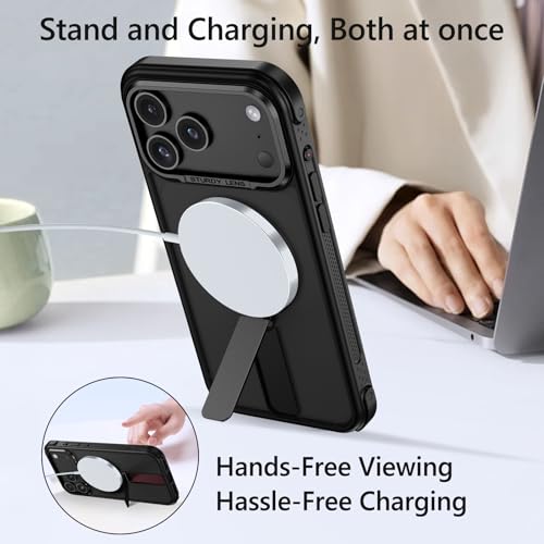Coque iPhone Pro Max noire GUAGUA finition premium et design épuré
