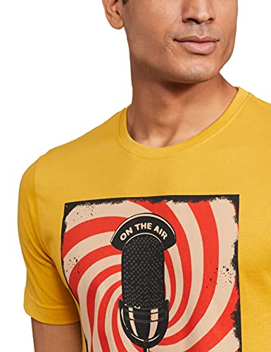 Image of Max Men's Solid Regular Fit Tshirt