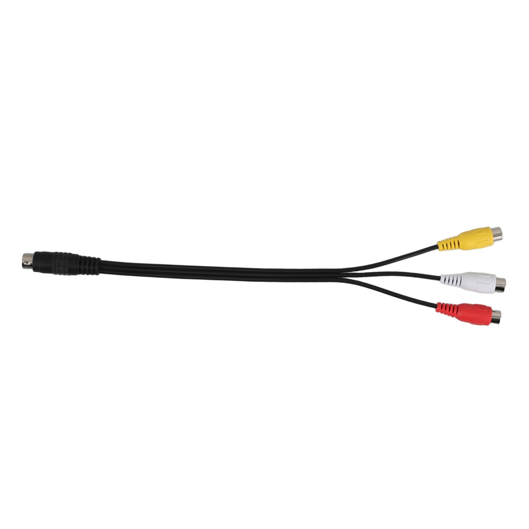 LALAFINA Pin S-Video to Cable Durable Video Adapter for Tvs Projectors and Monitors Easy High Definition Connection for Audio Transmission