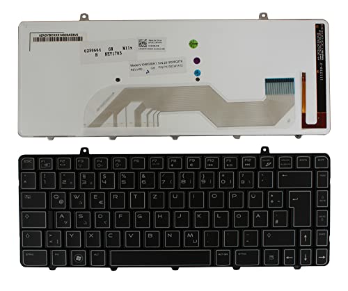 Clavier Allemande Rétro-éclairé Noir Alienware M11xR3 Remplacement PC Portable