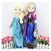letaowl Peluche Jouets en Peluche Princesse poupée poupée Jouets Dessin animé Animal Peluche Jouets Cadeaux pour childer (Color : Elsa and Anna, Size : 40cm)