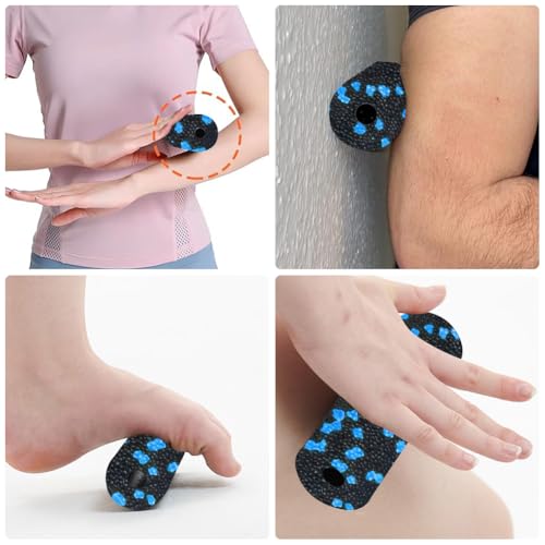 Foam Roller, Mini Rouleau de Massage, Rouleau de Fascia, Rouleau en Mousse de Massage, Rouleau de Massage pour Fascias, Rouleau Massage, Rouleau D’automassage, Pour Relaxation Fascias – Image 5