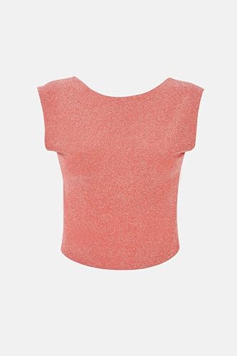 Hiccup Lurex Open-Back Blouse2