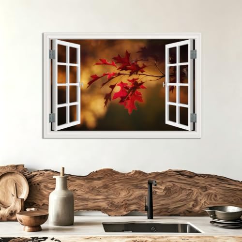 Cuadro lienzo efecto ventana de 20x30cm para dar amplitud a dormitorios pequeños 3