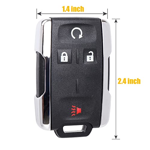 OGATOO Key Fob Replacement for Chevy GMC Sierra 1500 2500 3500 HD 2014-2020 Colorado GMC Canyon 2015 2016 2017 2018 2019 2020 2021 Keyless Entry Remote Control Start (M3N-32337100, Pack of 2) - Thumbnail 5