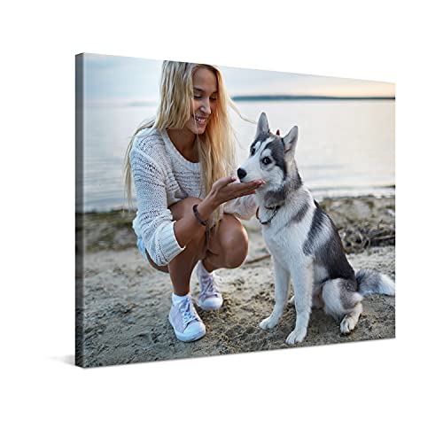 PICANOVA Custom Canvas Prints with Your Photo 12x10 inch – Premium Quality Wall Art Made in USA – Customize with Your Picture & Text – Personalized Print on Canvas Ideal for Home Decor, Gifts