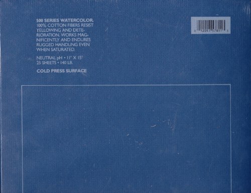 Strathmore Imperial 500 Watercolor Paper, 140 lb, 22 x 30 Inch, 10 Sheets