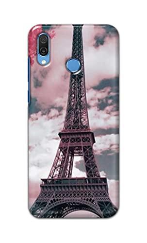 Image of Lovers Famous Place Eiffel Tower in Paris Hard Back Case Cover for Honor Play, COR-AL10, COR-L29, COR-L09 Back Cover -(J5) VNS2227