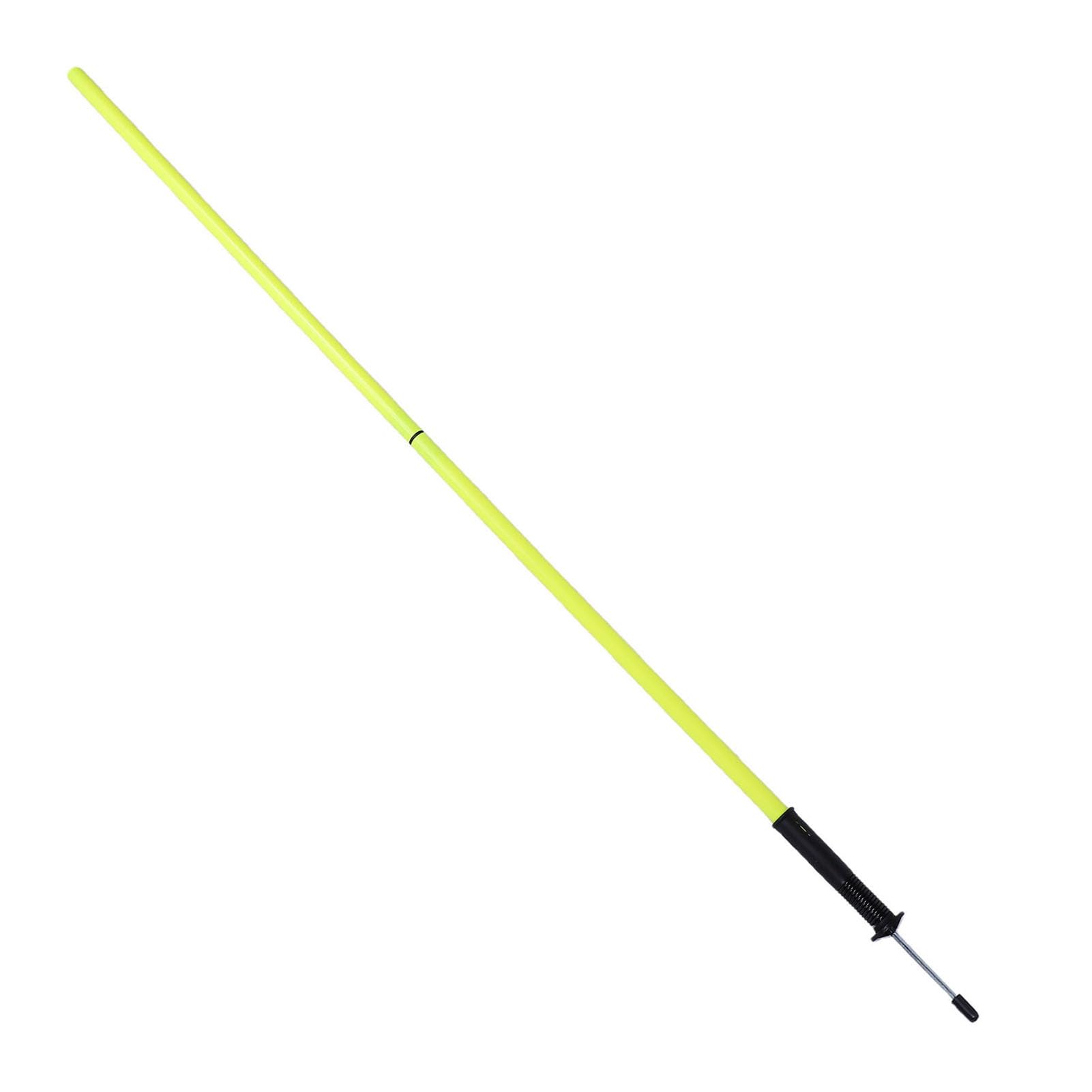 Aste per Bandierine da Calcio, Kit Bandierine Angolo Campo, 4 Pezzi con Base a Molla, for Campi da Calcio (Verde Fluorescente) | Palo da allenamento calcio antivento, facile da montare, visibile e stabile