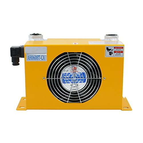 60L/min Hydraulic Air Cooler AH0608T-CA Hardware Tools Fan Air Cooling Oil Cooling Machine,DIY Tools(Ac110)