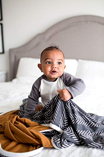 Image of Copper Pearl 3-Layer Baby Blanket: Soft Baby Quilts for Boys and Girls | Breathable, Cozy, Toddler Blanket | Baby Quilt for Newborns | 46x46 Premium Polyester /Rayon | Canyon