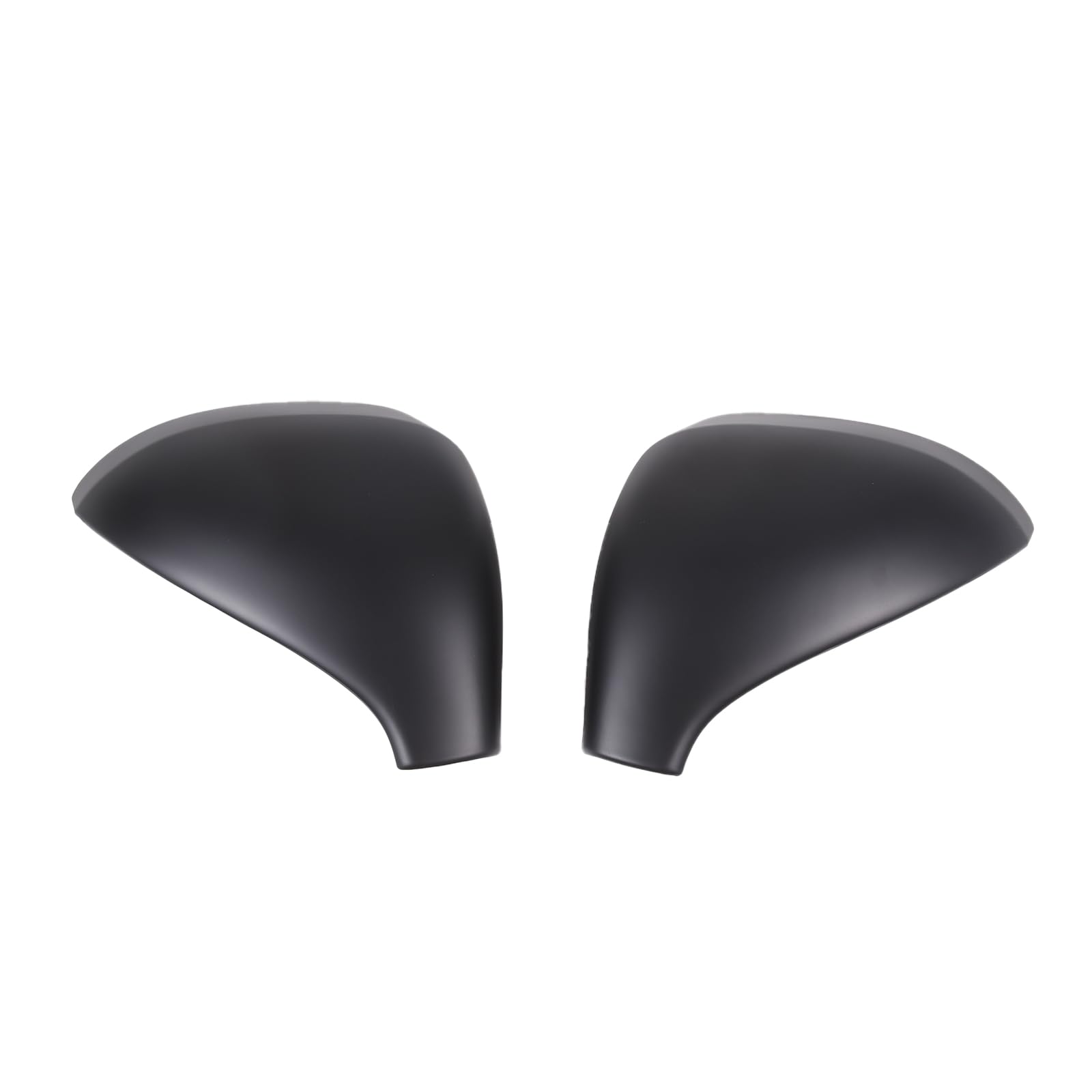 Cubierta de Espejo Retrovisor Lateral de Coche de Plástico ABS, Tapa de Adorno para Peugeot 207 308 2006-2014, Accesorios Exteriores (Negro Mate)