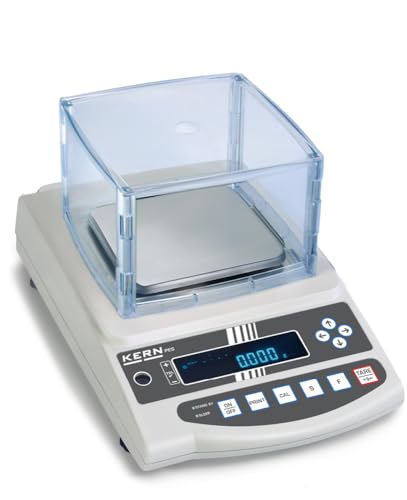 KERN Balanza de precisión [Kern PES 31000 – 1 M] resistente de laboratorio y la industria de balanza de precisión, con escaneado aprobación [M], rango de pesaje [Max]: 31 kg