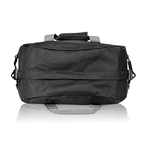 Image of DALIX 18 inch Two Tone Duffle Bag Medium Black Red Blue Gold Pink Purple Gray