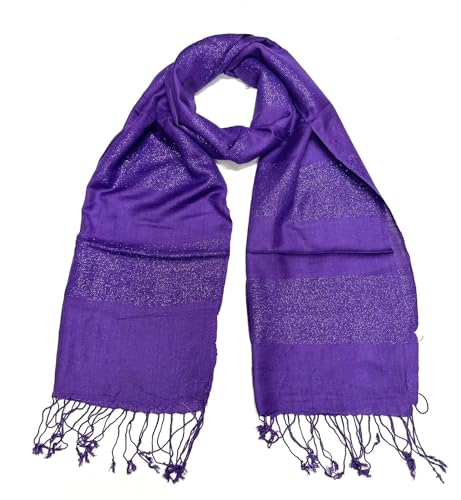Image of SHAWKH Trends Stunning Viscose Stoles Scarf for Girls and Women | Breathable Sun Protection Light Weight (45 C.M X 180 C.M) (SH-ON-V-1015)