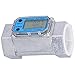 Klanata 2in Meter Electronic Digital Fuel Liquid Water Gas Oil Flowmeter, 2.3V to 3.3V Smart Water Meter Pool Flow Meter, 2 Inch Flow Meter for Industrial Automation Fuel Water