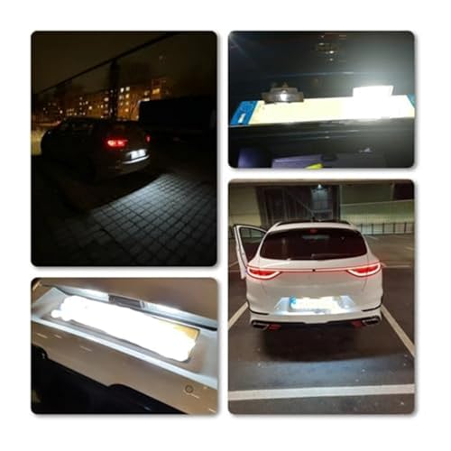 Lámparas de matrícula blancas para conducción nocturna segura en Kia Soul SK3 3