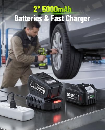 Heavy Duty Cordless Impact Wrench Kit