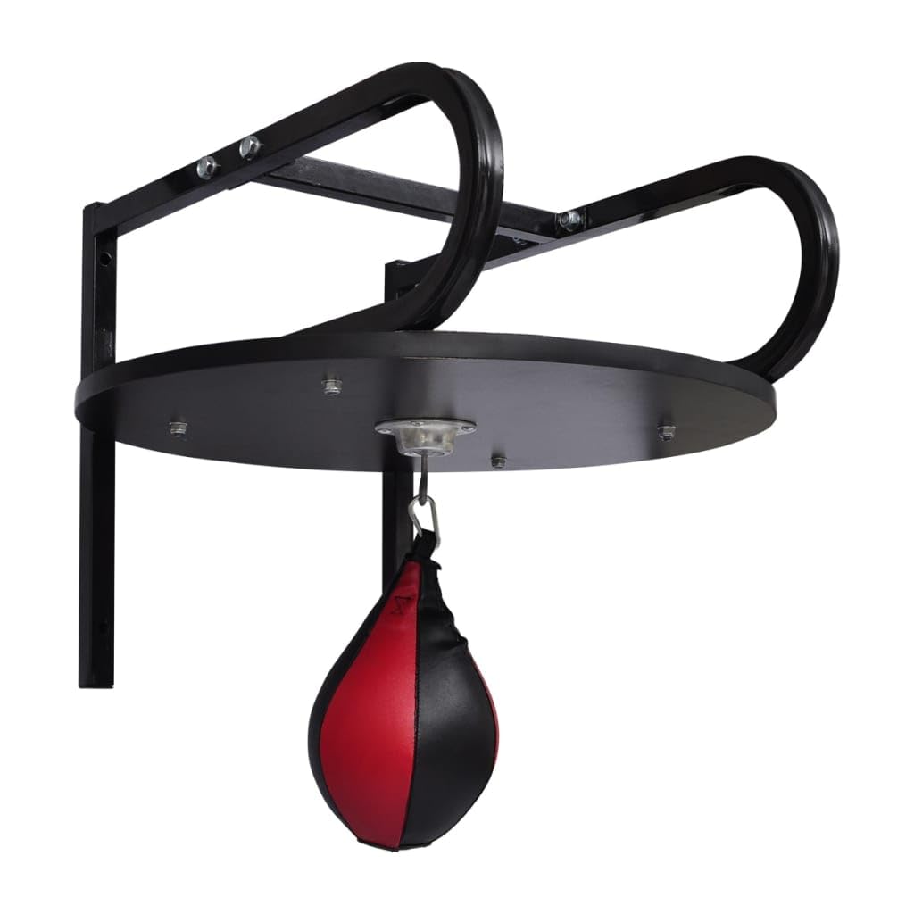 Boxing Bag Stand With Speed Ball Platform Speedball Punching Rack Steel